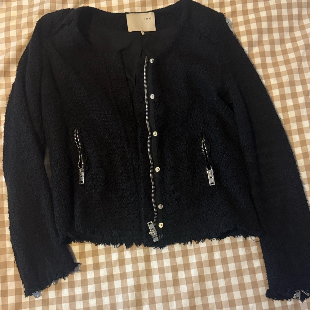 Iro women’s evening jacket size 1 black